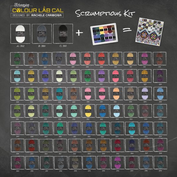 Scheepjes Colour Lab CAL 2022/2023 – Garnpaket Scrumptious